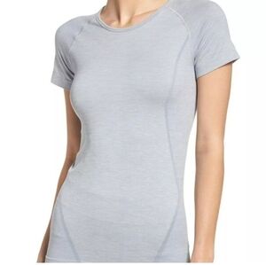 Zella Stand Out Seamless Women's Gray Active Top Size S